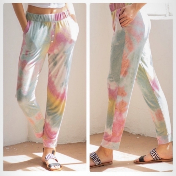 A Girl Thing Pants - Tie Dye Lounge Pants
